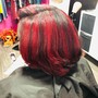 Rinse/ Semi permanent color with service