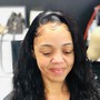 Sew in removal w/shampoo&blow dry