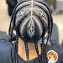 Man Bun Braids Fishbones