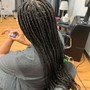 Medium box braid Takedown removal