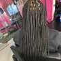 Natural French Braids (Straight To Back or Singles)