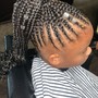 Kid's Braids/ Feed in styles for kids