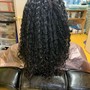 Roller Set on natural hair