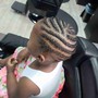 Kids braids without weave