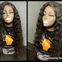 Sew -in with natural part