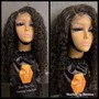 Sew -in with natural part