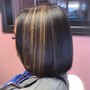 Shampoo and Style (Relaxed Hair)