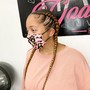 Pink lemonade braids stitch