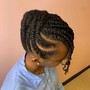 Natural styles/updo/twistout ( option of steam treatment or trim included )