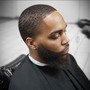 Fade Hair Cut with Beard Trim