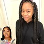 Coi  Leray knotless braids