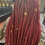 Box Braids (waist length)