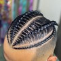 2 feed-in braids