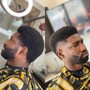 Men haircut and beard + facial