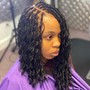 Senegalese Twist  medium size mid back.