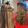 Application hair Extensions Keratin