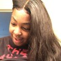 Mens Flat Iron ( pre braid straightening)