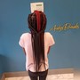 Knotless braids butt length