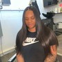 Half up Half Down Sew In