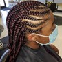 Feed in braids (up to 5)