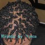 Natural hair Cornrows