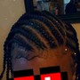 Kid's Braids with Weave