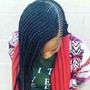 Two French/Dutch Braids