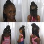 Kids individual crochet braids