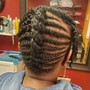 Relaxer with shampoo and style