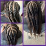 11 or more Feed-In Braids