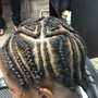 small lemonade braids hair included