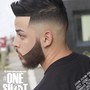 Men’s make-over (all over single-process hair color plus beard color) cut & shave included