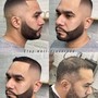 Men’s full service plus Bigen beard color. (Total grey coverage)