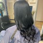 Virgin relaxer ex long w/style