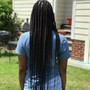 REGULAR Mid Back Knotless Box Braids