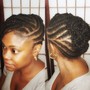 Feed In braids with sewin