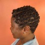 Braids/Bantu knots added to any style.