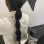 Natural hair end clip