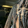 Large Knotless Braids