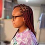 Large Knotless braids