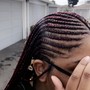 Large knotless Goddess Braids