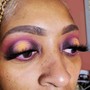 Glitter and Color lashes