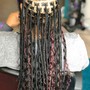 Same day service, Knotless, box braids,