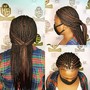 Human hair braids