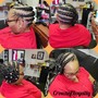 2 feed-in braids