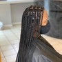 Butt length braids