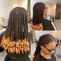 Med KnotlessBox Braids mid back anything pass is higher than 200.00