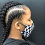 Med/large Knotless Box Braids