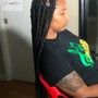 Medium Knotless Braids