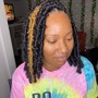 Invisible locs Bob length